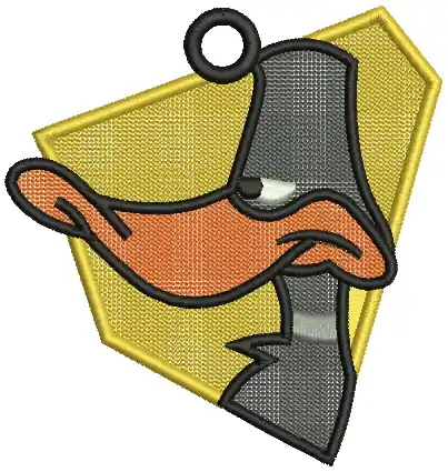 FSL Daffy Duck Embroidery Design Handmade