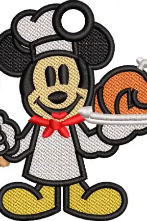 Bulk Order FSL Thanksgiving Mickey Embroidery Design