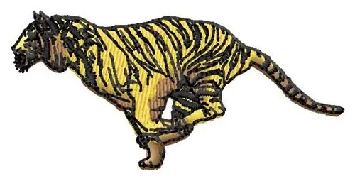 While Supplies Last Tiger Embroidery Design