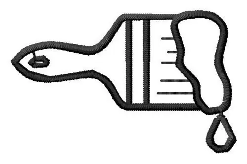 Paint Brush Embroidery Design Worldwide Shipping