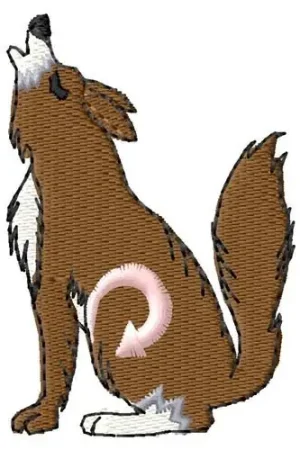 While Supplies Last Coyote Embroidery Design