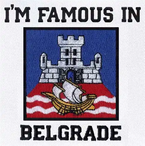 Belgrade, Serbia Embroidery Design Cheap
