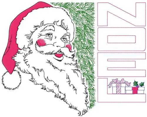 While Supplies Last Santa Noel Embroidery Design