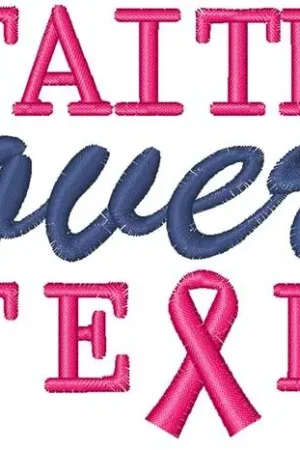 Faith Over Fear Embroidery Design Top Pick