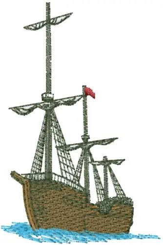 Holiday Sale GALLEON Embroidery Design