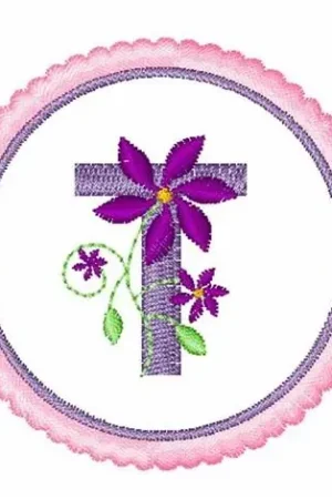 Special Discount Floral Motif T Embroidery Design