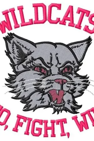 Wildcats Win Embroidery Design Next Day Delivery