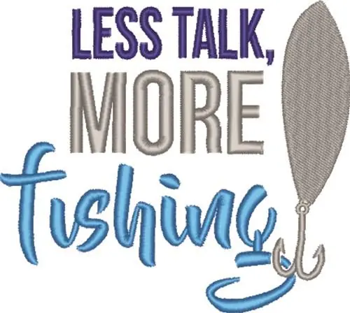 More Fishing Embroidery Design Buy Direct