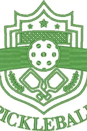 Limited Edition Pickleball Embroidery Design