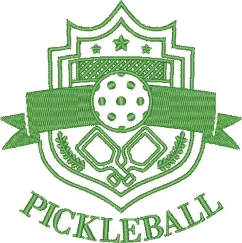 Limited Edition Pickleball Embroidery Design