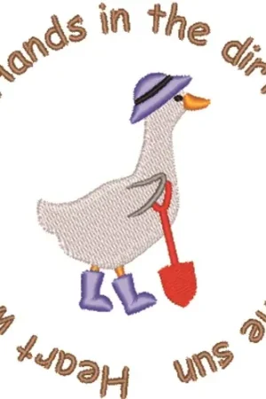 Hands In Dirt Embroidery Design Buy Online
