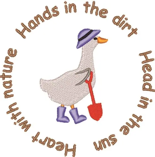 Hands In Dirt Embroidery Design Buy Online