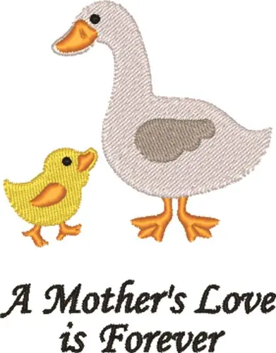 Free Returns Mother's Love Embroidery Design