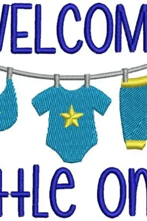 Welcome Little One Embroidery Design Special Offer
