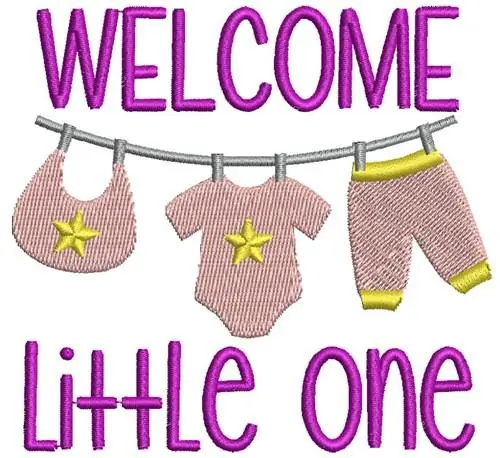 Welcome Little One Embroidery Design Editor’s Pick