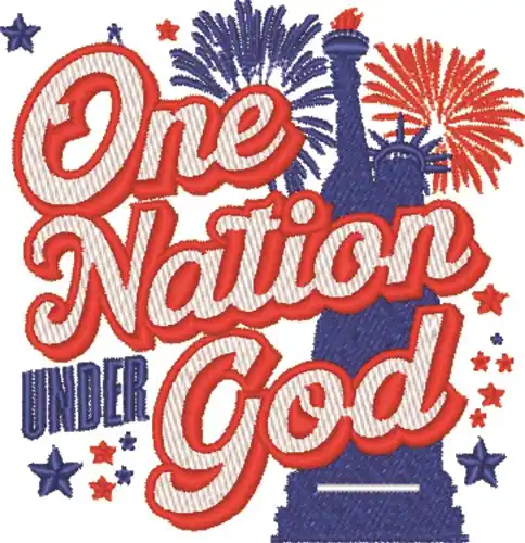 One Nation Embroidery Design Budget